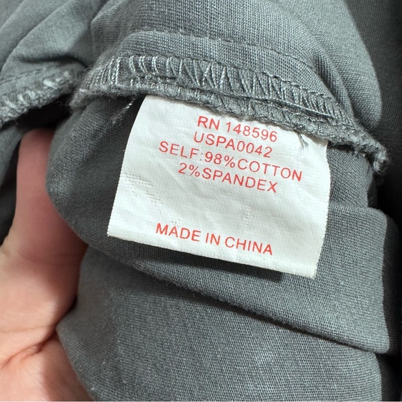 Universal Standard Gray High Rise Skinny Pants 2XL Stretch Cotton Slacks - Picture 6 of 9